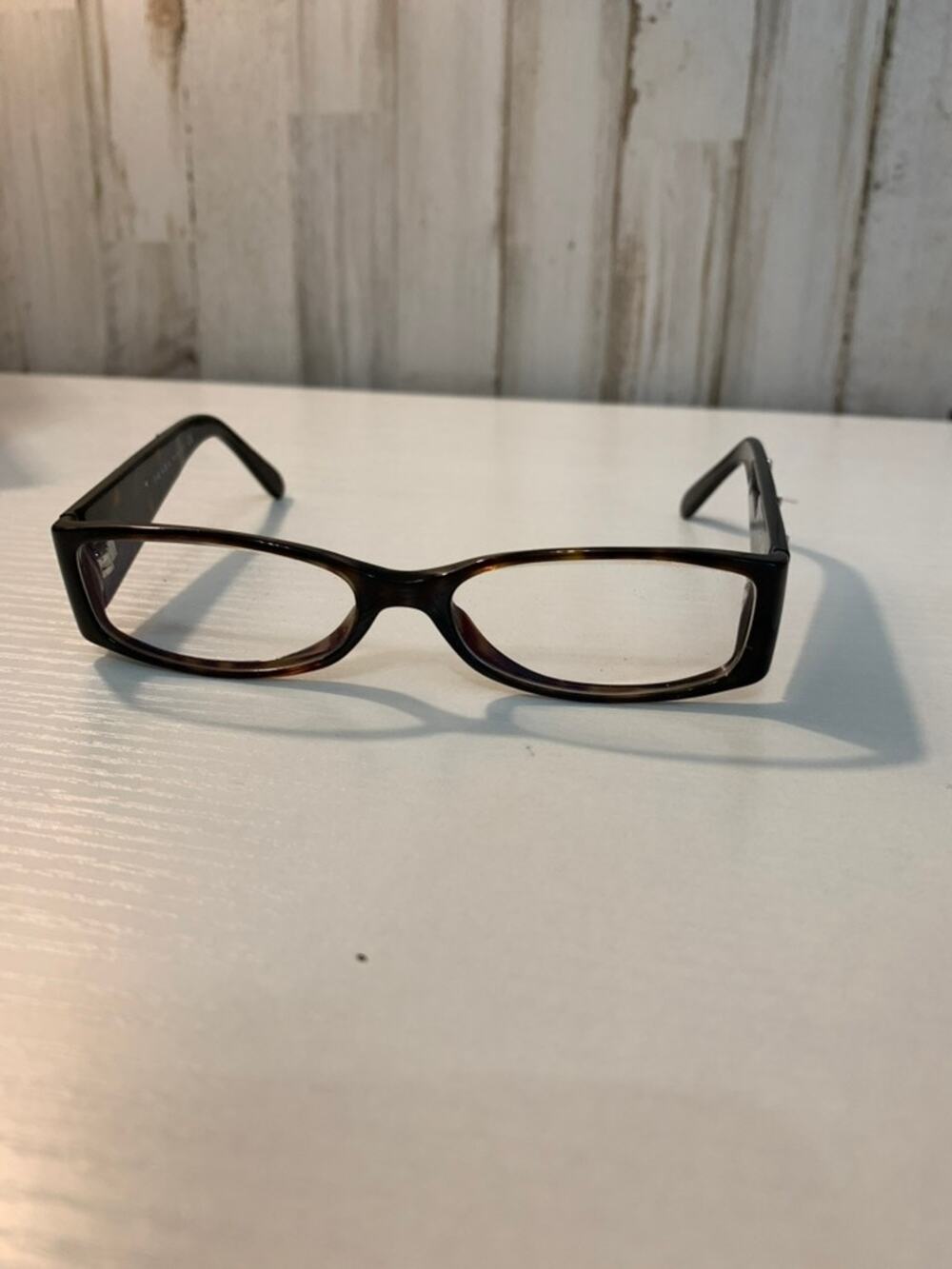 Prada Eyeglass Frames Unisex Brown Tortoiseshell Full Rim